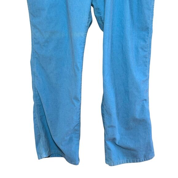 Talbots Straight Leg Stretch Blue Corduroy Pants Plus Size 18 - Picture 5 of 8